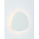 Sandy White Aluminium LED 8Watt 220-240 Volt 507Lm IP20 3000K D:20 H:3.5 cm 