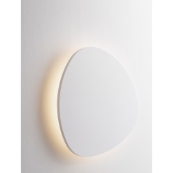 Sandy White Aluminium LED 12Watt 220-240 Volt 785Lm IP20 3000K D:25 H:3.5 cm 