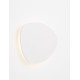 Sandy White Aluminium LED 12Watt 220-240 Volt 785Lm IP20 3000K D:25 H:3.5 cm 