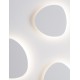 Sandy White Aluminium LED 12Watt 220-240 Volt 785Lm IP20 3000K D:25 H:3.5 cm 