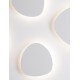 Sandy White Aluminium LED 12Watt 220-240 Volt 785Lm IP20 3000K D:25 H:3.5 cm 