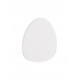 Sandy White Aluminium LED 12Watt 220-240 Volt 785Lm IP20 3000K D:25 H:3.5 cm 