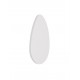 Sandy White Aluminium LED 12Watt 220-240 Volt 785Lm IP20 3000K D:25 H:3.5 cm 
