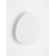 Sandy White Aluminium LED 12Watt 220-240 Volt 785Lm IP20 3000K D:25 H:3.5 cm 