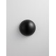 Sandy Black Aluminium LED 3Watt 100-240 Volt 119Lm IP20 3000K D:12.5 H:5 cm 