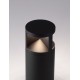 Sandy Black Aluminium & Glass LED 24 Watt 220-240 Volt 712Lm 3000K IP65 D: 16 H: 43 cm 