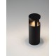 Sandy Black Aluminium & Glass LED 24 Watt 220-240 Volt 712Lm 3000K IP65 D: 16 H: 43 cm 