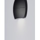 Sandy Black Aluminium & Glass LED 10 Watt 220-240 Volt 434Lm 3000K IP65 L: 18.4 W: 3.6 H: 11 cm 