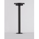 Sandy Black Aluminium & Glass LED 12 Watt 220-240 Volt 469Lm 3000K IP65 D: 15 W: 43.7 cm 