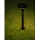 Sandy Black Aluminium & Glass LED 12 Watt 220-240 Volt 469Lm 3000K IP65 D: 15 W: 43.7 cm 