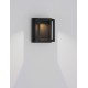 Sandy Black Aluminium & Glass LED 9 Watt 220-240 Volt 284Lm 3000K IP65 L: 10 W: 12 H: 13 cm 