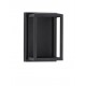 Sandy Black Aluminium & Glass LED 14 Watt 220-240 Volt 383Lm 3000K IP65 L: 12 W: 14 H: 19 cm 