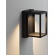 Sandy Black Aluminium & Glass LED 14 Watt 220-240 Volt 383Lm 3000K IP65 L: 12 W: 14 H: 19 cm 