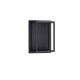 Sandy Black Aluminium & Glass LED 17 Watt 220-240 Volt 509Lm 3000K IP65 L: 17 W: 17 H: 25 cm 