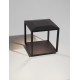 Sandy Black Aluminium & Glass LED 15 Watt 220-240 Volt 155Lm 3000K IP65 L: 35 W: 35 H: 36 cm 