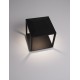 Sandy Black Aluminium & Glass LED 15 Watt 220-240 Volt 155Lm 3000K IP65 L: 35 W: 35 H: 36 cm 
