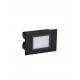 Sandy Black Aluminium, Polycarbonate & Glass LED 3 Watt 220-240 Volt 203Lm 3000K IP65 L: 12 W: 4.7 H: 8 cm 