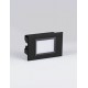Sandy Black Aluminium, Polycarbonate & Glass LED 3 Watt 220-240 Volt 203Lm 3000K IP65 L: 12 W: 4.7 H: 8 cm 
