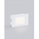 Sandy White Aluminium, Polycarbonate & Glass LED 3 Watt 220-240 Volt 245Lm 3000K IP65 L: 12 W: 4.7 H: 8 cm 