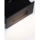 Sandy Black Aluminium & Glass LED 4 Watt 220-240 Volt 58Lm 3000K IP65 L: 12 W: 7.4 H: 8 cm 