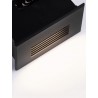 Sandy Black Aluminium & Glass LED 4 Watt 220-240 Volt 58Lm 3000K IP65 L: 12 W: 7.4 H: 8 cm