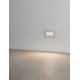 Sandy White Aluminium & Glass LED 4 Watt 220-240 Volt 58Lm 3000K IP65 L: 12 W: 7.4 H: 8 cm 
