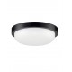 Sandy Black Polycarbonate LED 19 Watt 220-240 Volt 1636Lm 3000K IP65 D: 23.5 W: 7.5 cm 