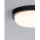 Sandy Black Polycarbonate LED 19 Watt 220-240 Volt 1636Lm 3000K IP65 D: 23.5 W: 7.5 cm 