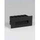 Sandy Black Aluminium & Glass LED 5 Watt 220-240 Volt 55Lm 3000K IP65 L: 17 W: 7.4 H: 7.6 cm 