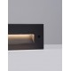 Sandy Black Aluminium & Glass LED 5 Watt 220-240 Volt 55Lm 3000K IP65 L: 17 W: 7.4 H: 7.6 cm 