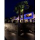 Sandy Black Aluminium & Glass LED 7 Watt 220-240 Volt 73Lm 3000K IP65 L: 25 W: 7.4 H: 7.6 cm