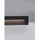 Sandy Black Aluminium & Glass LED 7 Watt 220-240 Volt 73Lm 3000K IP65 L: 25 W: 7.4 H: 7.6 cm 