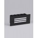 Sandy Black Aluminium, Polycarbonate & Glass LED 4 Watt 220-240 Volt 33Lm 3000K IP65 L: 17 W: 5.3 H: 7.6 cm 