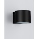 Sandy Black Aluminium Glass Diffuser LED 8 Watt 220-240 Volt 684Lm 3000K IP54 D: 9 W: 11 H: 6.8 cm 