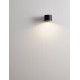 Sandy Black Aluminium Glass Diffuser LED 8 Watt 220-240 Volt 684Lm 3000K IP54 D: 9 W: 11 H: 6.8 cm 