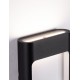 Sandy Black Aluminium Glass Diffuser LED 9 Watt 220-240 Volt 562Lm 3000K IP54 L: 12.5 W: 4 H: 13.5 cm 