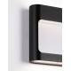 Sandy Black Aluminium Glass Diffuser LED 9 Watt 220-240 Volt 562Lm 3000K IP54 L: 12.5 W: 4 H: 13.5 cm 
