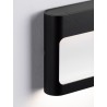 Sandy Black Aluminium Glass Diffuser LED 6 Watt 220-240 Volt 388Lm 3000K IP54 L: 12.5 W: 4 H: 13.5 cm