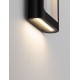 Sandy Black Aluminium Glass Diffuser LED 6 Watt 220-240 Volt 388Lm 3000K IP54 L: 12.5 W: 4 H: 13.5 cm 