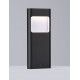 Sandy Black Aluminium Glass Diffuser LED 4 Watt 220-240 Volt 131Lm 3000K IP54 L: 12.5 W: 4 H: 30 cm 