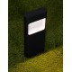 Sandy Black Aluminium Glass Diffuser LED 4 Watt 220-240 Volt 131Lm 3000K IP54 L: 12.5 W: 4 H: 30 cm 