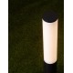 Sandy Black Aluminium Polycarbonate Diffuser LED 14 Watt 220-240 Volt 643Lm 3000K IP54 D: 13 H: 60 cm 