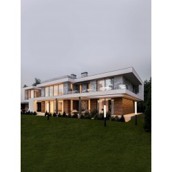 Sandy Black Aluminium Polycarbonate Diffuser LED 27 Watt 220-240 Volt 1560Lm 3000K IP54 D: 13 H: 120 cm 