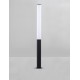 Sandy Black Aluminium Polycarbonate Diffuser LED 27 Watt 220-240 Volt 1560Lm 3000K IP54 D: 13 H: 120 cm 