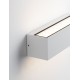 Sandy White Aluminium Glass Diffuser LED 10 Watt 220-240 Volt 686Lm 3000K IP54 Light up & down L: 23 W: 6.5 H: 6.5 cm 