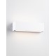 Sandy White Aluminium Glass Diffuser LED 10 Watt 220-240 Volt 686Lm 3000K IP54 Light up & down L: 23 W: 6.5 H: 6.5 cm 