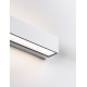 Sandy White Aluminium Glass Diffuser LED 10 Watt 220-240 Volt 686Lm 3000K IP54 Light up & down L: 23 W: 6.5 H: 6.5 cm 