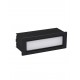 Sandy Black Aluminium Polycarbonate Diffuser LED 6 Watt 220-240 Volt 370Lm 3000K IP54 L: 17.6 W: 6.3 H: 6.25 cm Cut out: L: 1
