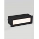 Sandy Black Aluminium Polycarbonate Diffuser LED 6 Watt 220-240 Volt 370Lm 3000K IP54 L: 17.6 W: 6.3 H: 6.25 cm Cut out: L: 1