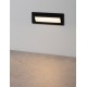 Sandy Black Aluminium Polycarbonate Diffuser LED 6 Watt 220-240 Volt 370Lm 3000K IP54 L: 17.6 W: 6.3 H: 6.25 cm Cut out: L: 1